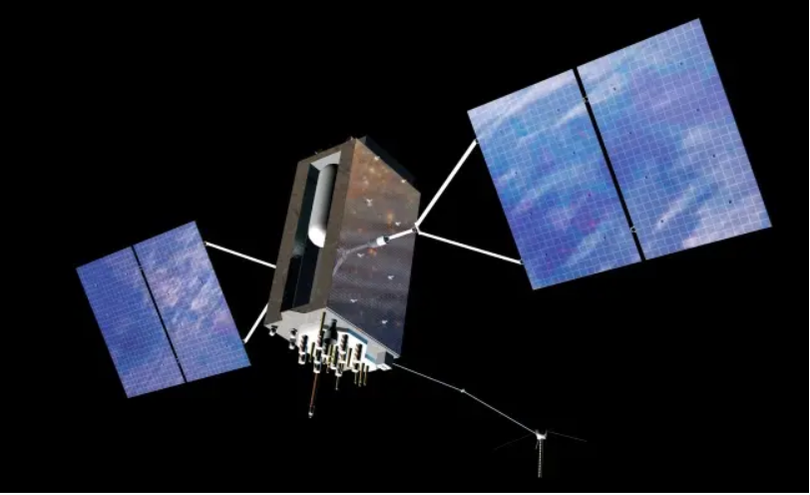 Ảnh mô phỏng vệ tinh phát tín hiệu L5 (Ảnh: How To Geek) Ảnh mô phỏng vệ tinh phát tín hiệu L5 (Ảnh: How To Geek)