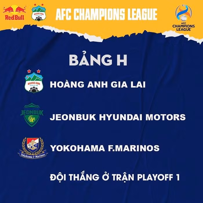HAGL rơi vào bảng H với nhiều đối thủ rất mạnh HAGL rơi vào bảng H với nhiều đối thủ rất mạnh