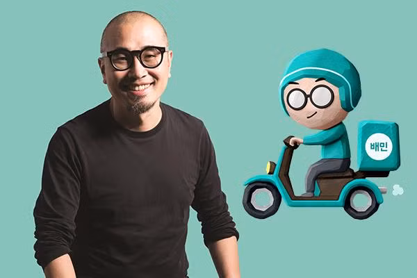 Ông Kim Bong-jin - nhà sáng lập Woowa Brothers Corp. Ông Kim Bong-jin - nhà sáng lập Woowa Brothers Corp.