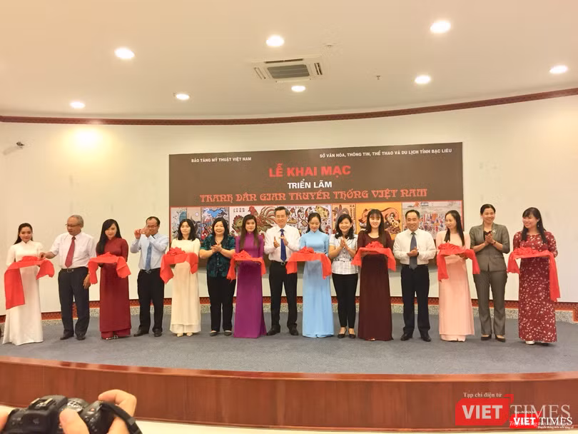 Khai mạc triển lãm tranh dân gian truyền thống Việt Nam chiều 21/1/2019 Khai mạc triển lãm tranh dân gian truyền thống Việt Nam chiều 21/1/2019