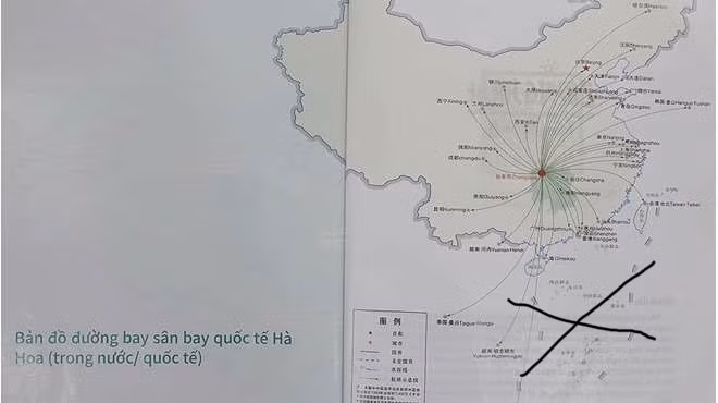 Trang cuối có in bản đồ "đường lưỡi bò' bị tịch thu và tiêu hủy