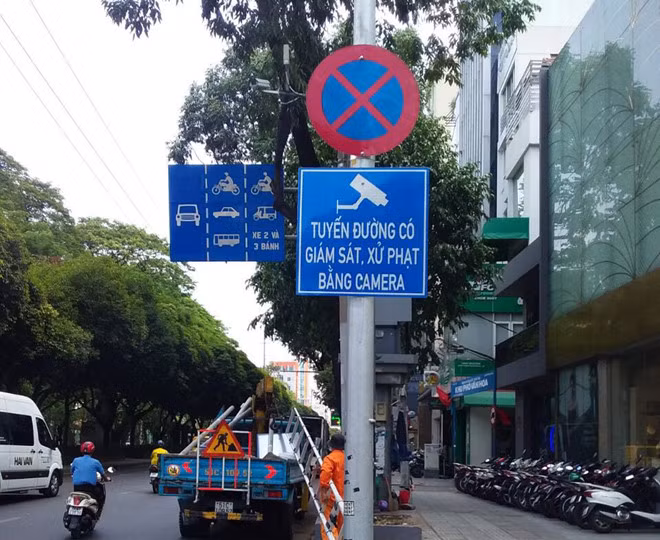 Tuyến đường có xử phạt vi phạm bằng camera (Ảnh; HĐ) Tuyến đường có xử phạt vi phạm bằng camera (Ảnh; HĐ)
