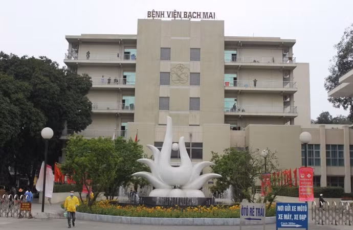 Bệnh viện Bạch Mai. (Nguồn: Internet) Bệnh viện Bạch Mai. (Nguồn: Internet)