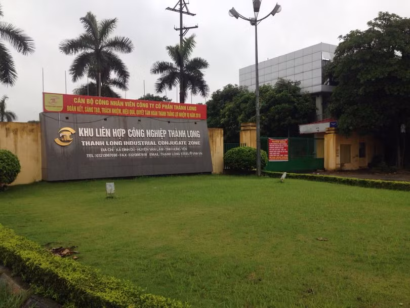  Công ty thép Thành Long, Chủ đầu tư Dư án Khu dịch vụ thương mại và nhà ở cho công nhân thuê/ Ảnh: hungyentv.vn