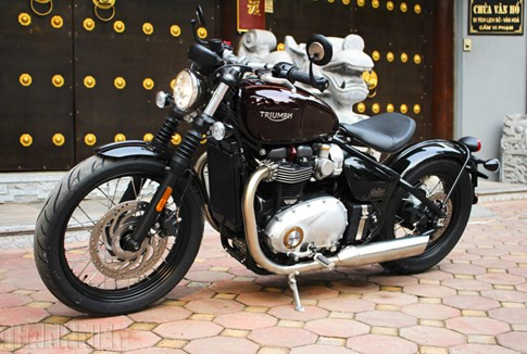 Triumph Bonneville Bobber 2017 đầu tiên về VN, giá 580 triệu đồng ảnh 2 Triumph Bonneville Bobber 2017 đầu tiên về VN, giá 580 triệu đồng ảnh 2