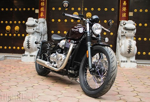 Triumph Bonneville Bobber 2017 đầu tiên về VN, giá 580 triệu đồng ảnh 1 Triumph Bonneville Bobber 2017 đầu tiên về VN, giá 580 triệu đồng ảnh 1