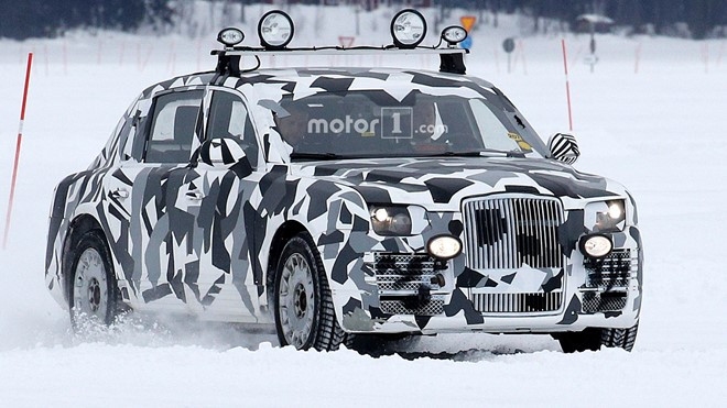 Phần đầu xe mang phong cách Rolls-Royce