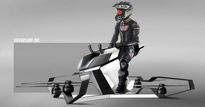 Chính phủ Singapore đang quan tâm đến Hoversurf Scorpion,tên gọi của một loại máy bay không người lái. Ảnh: Cnet