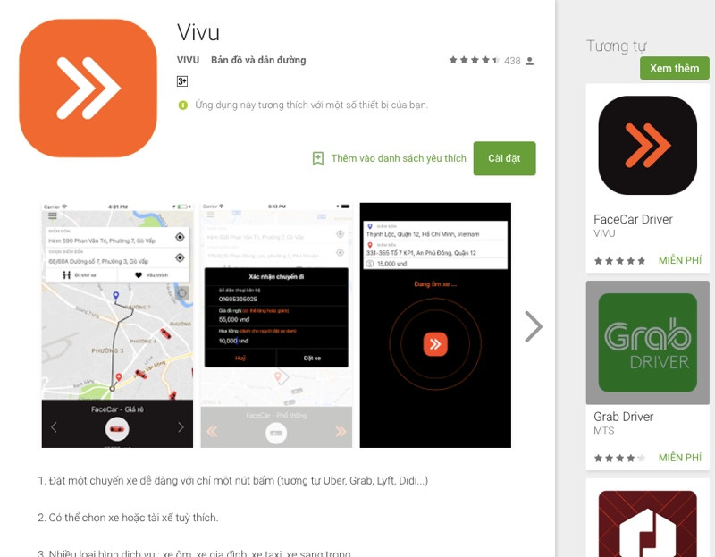 Ứng dụng gọi xe FaceCar bị thâu tóm, đổi tên thành Vivu ảnh 1
