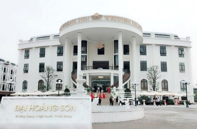 Khu Trung tâm tiệc cưới đã hoàn thiện và đưa vào sử dụng. Ảnh: Tiền Phong