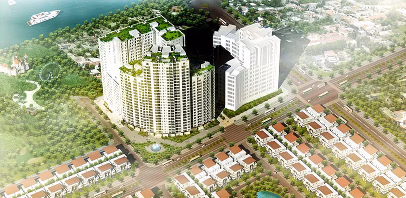 Dự án Nam Đàn Plaza có vị trí đắc địa, nằm ngay mặt đường Phạm Hùng.