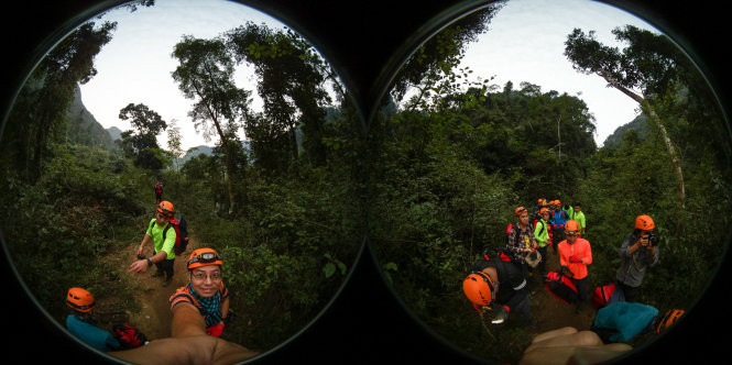 Nếu đăng ảnh lên FB thì các bạn sẽ thấy hiệu ứng 360 độ của hình này - Ảnh: Phạm An Dương