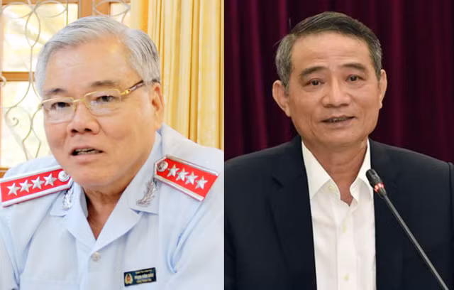 Tổng Thanh tra Chính phủ Phan Văn Sáu và Bộ trưởng GTVT Trương Quang Nghĩa.