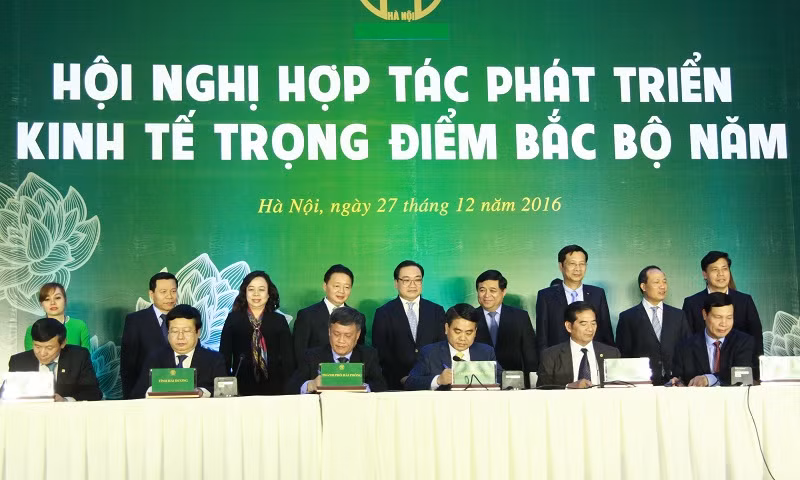 Hội nghị hợp tác phát triển vùng kinh tế trọng điểm Bắc Bộ năm 2016