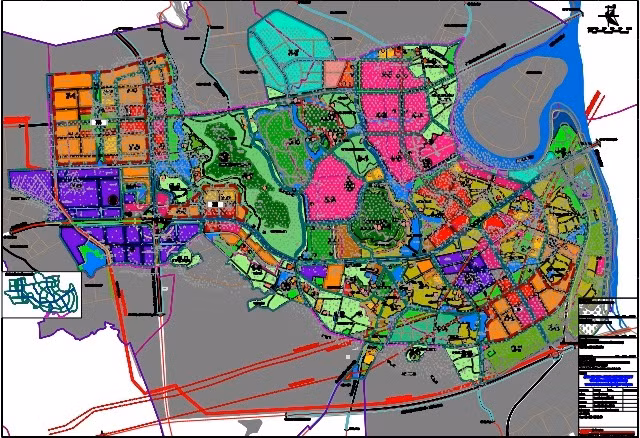 Quy hoạch chung thị trấn sinh thái Chúc Sơn.