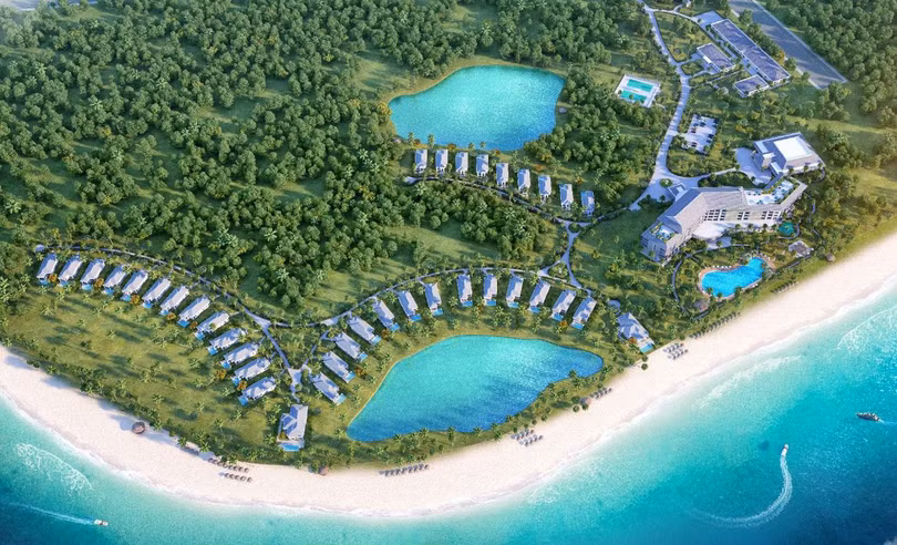 Phối cảnh quần thể du lịch, nghỉ dưỡng, sinh thái và vui trơi giải trí FLC Nghệ An/ Ảnh: flc.vn