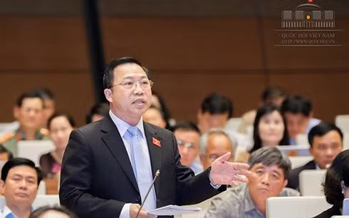 Đại biểu tỉnh Bến Tre Lưu Bình Nhưỡng - (Ảnh: Quochoi.vn)