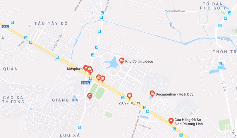 Khu đô thị dầu khí Đức Giang sẽ nằm tại xã Đức Giang và thị trấn Trạm Trôi, huyện Hoài Đức.