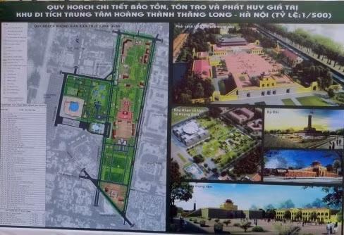 Quy hoạch chi tiết bảo tồn, tôn tạo Khu di tích Trung tâm Hoàng thành Thăng Long - Ảnh: Chinhphu.vn