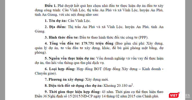 Tổng mức đầu tư cho dự án gần 80 tỷ đồng.
