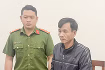 Nguyễn Văn Hải tại cơ quan công an. Ảnh CATP