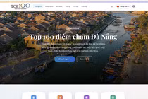 Trang web chương trình “Top 100 điểm chạm Đà Nẵng” năm 2026.