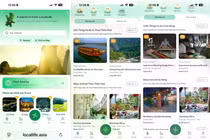 Giao diện ứng dụng LocalLife.Asia. Ảnh XM.