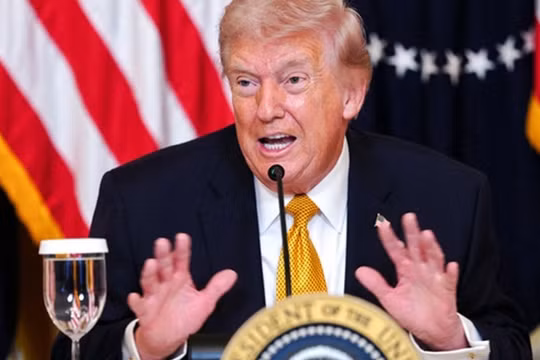 Ông Trump tỏ ra rất bức xúc trước việc các đồng minh không tham gia hoạt động hộ tống tàu thuyền qua eo Hormuz. Ảnh: Guancha.