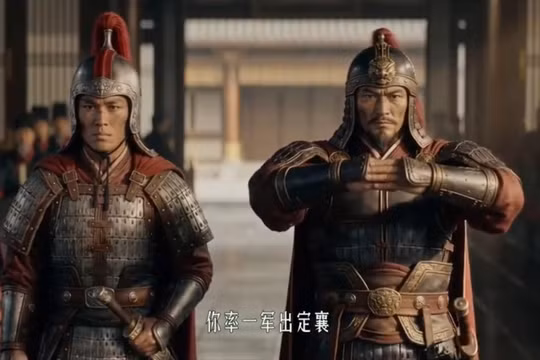 Bộ phim truyện AI "Hoắc Khứ Bệnh" đang gây bão ở Trung Quốc. Ảnh: HK01.