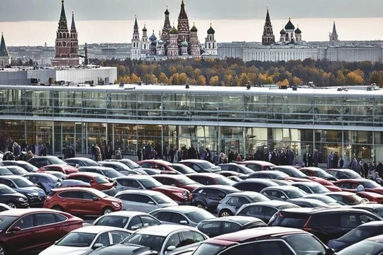 Năm 2025, số lượng xe Trung Quốc xuất khẩu sang Nga giảm tới 45,4% so với năm trước. Ảnh: Creaders.