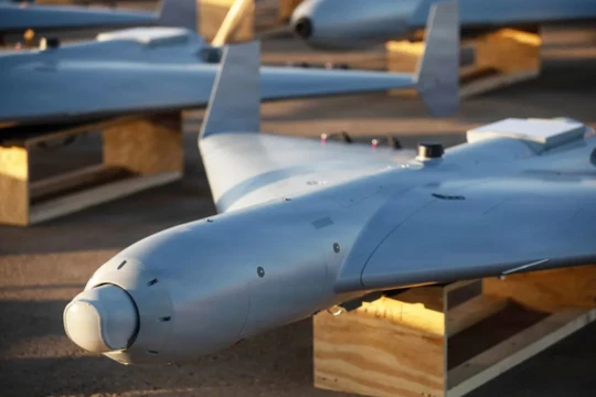 Máy bay không người lái Lucas của Mỹ sản xuất dựa trên mẫu Shahed-136 của Iran. Ảnh: Guancha.