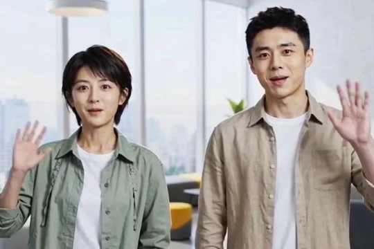 Hai diễn viên AI đầu tiên của Trung Quốc sẽ đóng vai chính trong một bộ phim truyện. Ảnh: Sina.