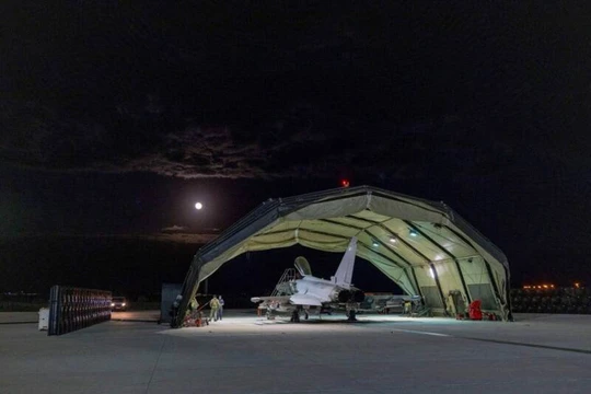 Căn cứ không quân Akrotiri của Không quân Hoàng gia Anh tại Síp. Ảnh: AFP.