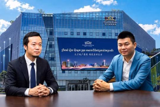 Trần Chí (Chen Zhi) và Hồ Tiểu Vĩ (phải) - hai kẻ cầm đầu Prince Group đều đã bị sa lưới. Ảnh: HK01.