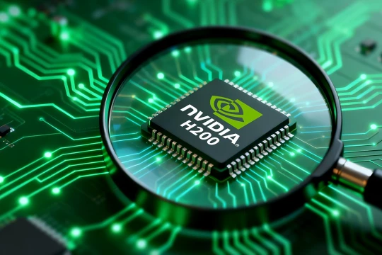 Ba tập đoàn lớn đã được chính phủ Trung Quốc cho phép mua chip Nvidia H200. Ảnh: SHIO.