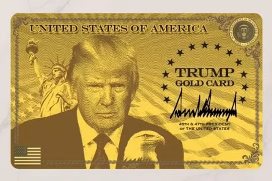 Mỹ đã thu được 1,3 tỷ USD nhờ bán "Thẻ vàng Trump" giá 1 triệu USD, nhưng mới chỉ cấp visa cho một người. Ảnh: Singtao.
