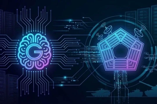 Sau 7 năm, Google đã quay xe, hợp tác với Lầu Năm Góc phát triển nền tảng GenAI.mil. Ảnh: AH.
