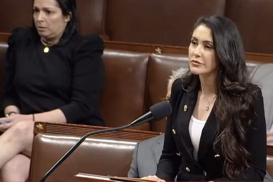 Nghị sĩ Mỹ Anna Paulina Luna phản đối mạnh mẽ yêu cầu viện trợ của ông Zelensky. Ảnh: U.S. House.