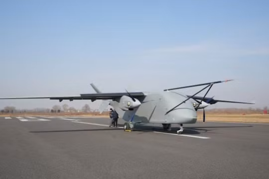 Máy bay không người lái vận tải cỡ lớn CY-8 lớn nhất thế giới. Ảnh: Guancha.