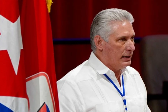 Chủ tịch Cuba Miguel Díaz-Canel xác nhận đã tổ chức các cuộc đối thoại với phía Mỹ. Ảnh: Xinhua.