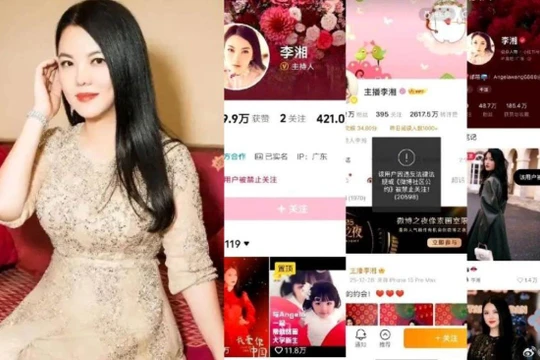 MC, diễn viên nổi tiếng Lý Tương bị cấm theo dõi trên bốn mạng xã hội lớn kể từ chiều 16/1. Ảnh: NetEase.