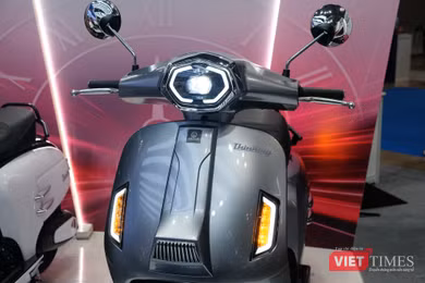 Cận cảnh xe máy điện thương hiệu Việt giá 39 triệu đồng, kiểu dáng gợi nhớ Lambretta