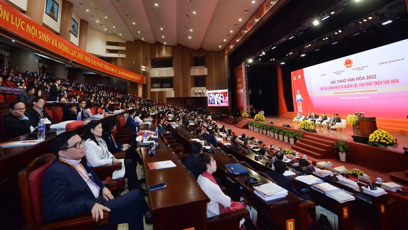Chủ tịch Quốc hội Vương Đình Huệ đánh giá, sau 1 ngày tổ chức khẩn trương, khoa học, hội thảo đã hoàn thành toàn bộ chương trình dự kiến đề ra. Chủ tịch Quốc hội Vương Đình Huệ đánh giá, sau 1 ngày tổ chức khẩn trương, khoa học, hội thảo đã hoàn thành toàn bộ chương trình dự kiến đề ra.