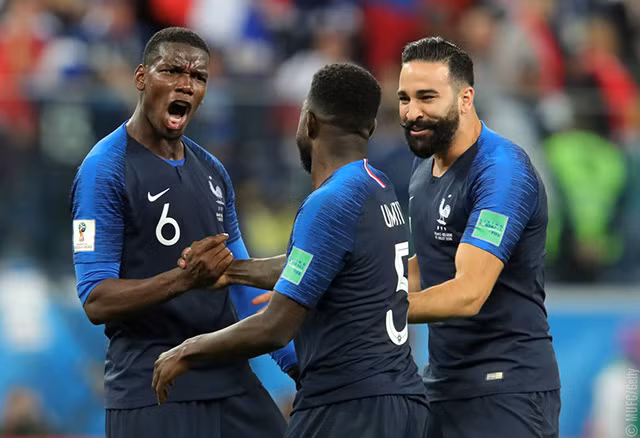 Niềm vui của Paul Pogba và các đồng đội Niềm vui của Paul Pogba và các đồng đội
