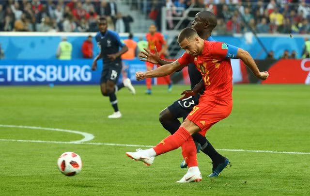 Một Eden Hazard xuất sắc là chưa đủ để đánh bại Raphael Varane và các đồng đội phía đội tuyển Pháp Một Eden Hazard xuất sắc là chưa đủ để đánh bại Raphael Varane và các đồng đội phía đội tuyển Pháp