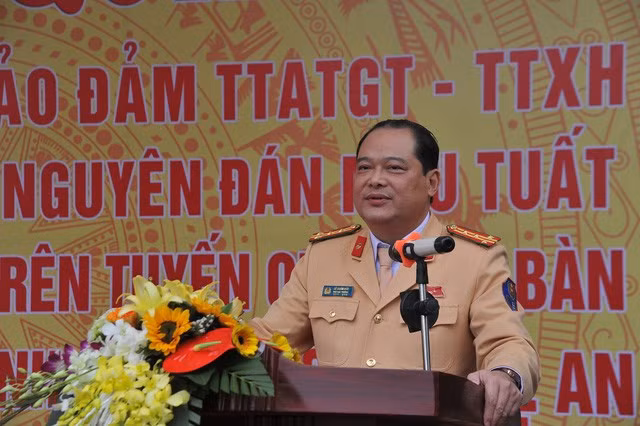 Đại tá Lê Xuân Đức, Phó Cục trưởng Cục CSGT. Ảnh: Cục CSGT
