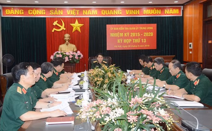 Kỳ họp 13 của Ủy ban Kiểm tra Quân ủy Trung ương vừa diễn ra sáng nay (6/8).