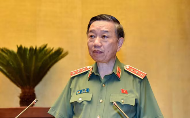Bộ trưởng Bộ Công an Tô Lâm.