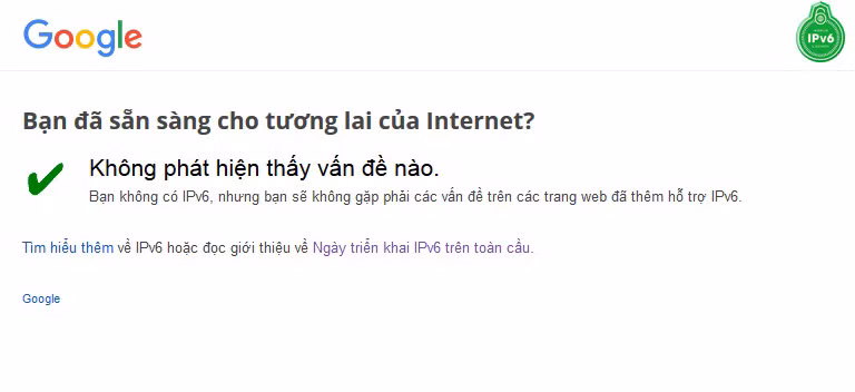 Kiểm tra máy đã sẵn sàng IPv6 với 3 công cụ đơn giản ảnh 1 Kiểm tra máy đã sẵn sàng IPv6 với 3 công cụ đơn giản ảnh 1