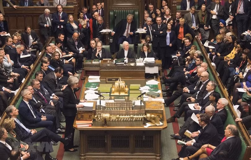 Một phiên bỏ phiếu của Hạ viện về Brexit. (Ảnh: THX/TTXVN) 
